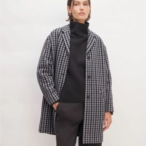 EVERLANE The Italian Rewool Cocoon Coat size S